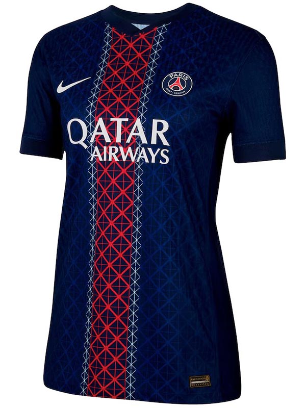 Paris saint-germain maillot domicile féminin premier uniforme de football féminin vêtements de sport hauts de football chemise de sport 2025-2026